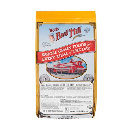 Bob's Red Mill Organic Steel Cut Oats 25lbs